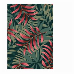 Trending Abstract Seamless Pattern With Colorful Tropical Leaves Plants Green Large Garden Flag (two Sides) by Vaneshart