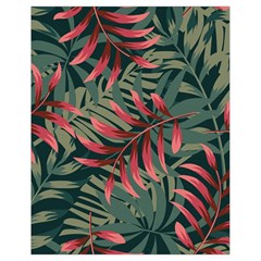 Trending Abstract Seamless Pattern With Colorful Tropical Leaves Plants Green Drawstring Bag (small) by Vaneshart