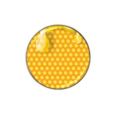 Abstract Honeycomb Background With Realistic Transparent Honey Drop Hat Clip Ball Marker (4 Pack) by Vaneshart