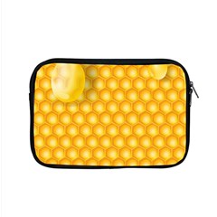 Abstract Honeycomb Background With Realistic Transparent Honey Drop Apple Macbook Pro 15  Zipper Case by Vaneshart