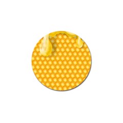 Abstract Honeycomb Background With Realistic Transparent Honey Drop Golf Ball Marker (10 Pack) by Vaneshart