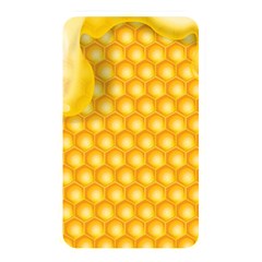 Abstract Honeycomb Background With Realistic Transparent Honey Drop Memory Card Reader (rectangular) by Vaneshart