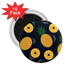 Seamless Pattern Pineapple Pattern 2 25  Magnets (10 Pack)  by Vaneshart