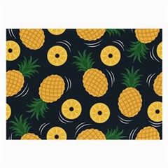 Seamless Pattern Pineapple Pattern Large Glasses Cloth by Vaneshart