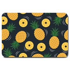 Seamless Pattern Pineapple Pattern Large Doormat  by Vaneshart