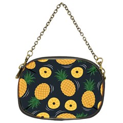 Seamless Pattern Pineapple Pattern Chain Purse (one Side) by Vaneshart