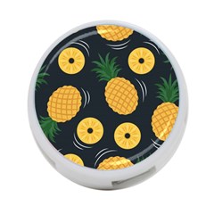 Seamless Pattern Pineapple Pattern 4-port Usb Hub (two Sides) by Vaneshart