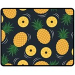 Seamless Pattern Pineapple Pattern Double Sided Fleece Blanket (Medium)  58.8 x47.4  Blanket Front