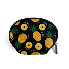 Seamless Pattern Pineapple Pattern Accessory Pouch (small) by Vaneshart