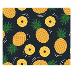 Seamless Pattern Pineapple Pattern Double Sided Flano Blanket (small)  by Vaneshart