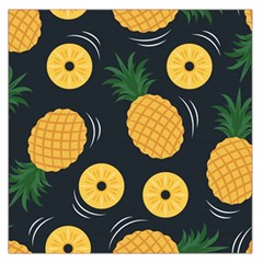 Seamless Pattern Pineapple Pattern Large Satin Scarf (square) by Vaneshart