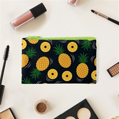 Seamless Pattern Pineapple Pattern Cosmetic Bag (xs) by Vaneshart