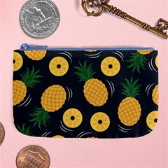 Seamless Pattern Pineapple Pattern Large Coin Purse by Vaneshart