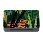 Abstract Seamless Pattern With Tropical Leaves Memory Card Reader with CF Front