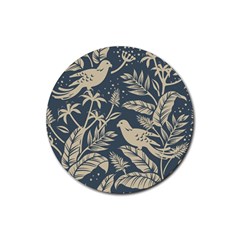 Birds Nature Design Rubber Round Coaster (4 Pack)  by Vaneshart