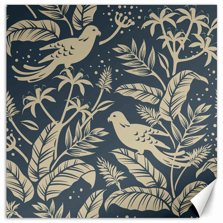 Birds Nature Design Canvas 12  x 12 