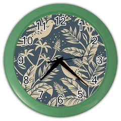 Birds Nature Design Color Wall Clock by Vaneshart