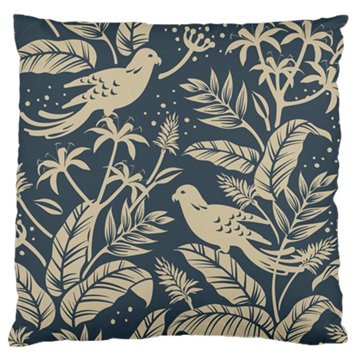 Birds Nature Design Large Flano Cushion Case (One Side)