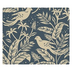 Birds Nature Design Double Sided Flano Blanket (small)  by Vaneshart