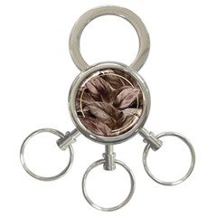 Foliage Circle Card 3-ring Key Chain by Vaneshart