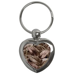 Foliage Circle Card Key Chain (heart) by Vaneshart