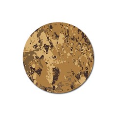 Abstract Grunge Camouflage Background Magnet 3  (round) by Vaneshart