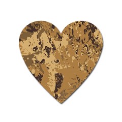 Abstract Grunge Camouflage Background Heart Magnet by Vaneshart