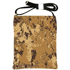 Abstract Grunge Camouflage Background Shoulder Sling Bag by Vaneshart