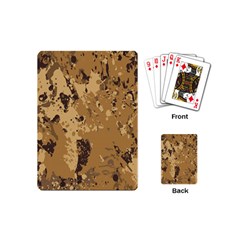 Abstract Grunge Camouflage Background Playing Cards Single Design (mini) by Vaneshart