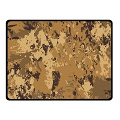 Abstract Grunge Camouflage Background Double Sided Fleece Blanket (small)  by Vaneshart