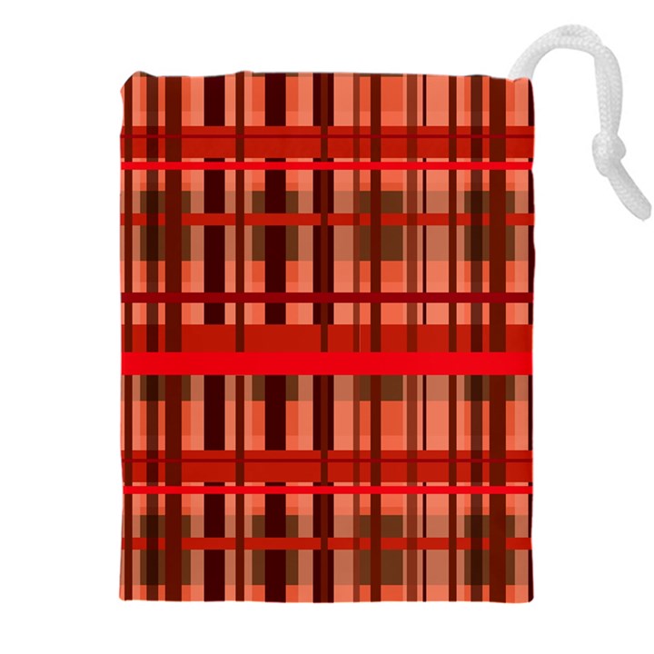 Fall Plaid Drawstring Pouch (5XL)