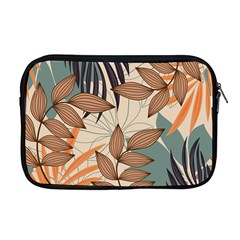 Trend Abstract Seamless Pattern With Colorful Tropical Leaves Plants Beige Apple Macbook Pro 17  Zipper Case by Vaneshart