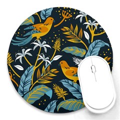 Birds Nature Design Round Mousepads by Vaneshart