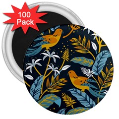 Birds Nature Design 3  Magnets (100 Pack) by Vaneshart