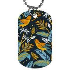 Birds Nature Design Dog Tag (one Side) by Vaneshart