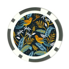 Birds Nature Design Poker Chip Card Guard by Vaneshart