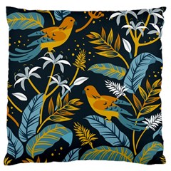 Birds Nature Design Large Cushion Case (two Sides) by Vaneshart