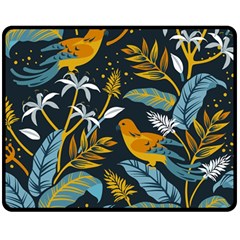 Birds Nature Design Double Sided Fleece Blanket (medium)  by Vaneshart