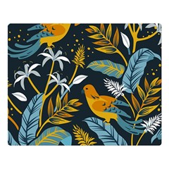 Birds Nature Design Double Sided Flano Blanket (large)  by Vaneshart