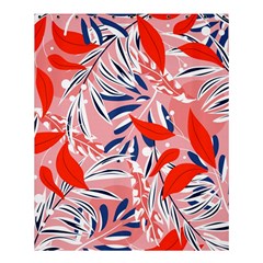 Tropical Seamless Pattern With Colorful Leaves Plants Shower Curtain 60  X 72  (medium)  by Vaneshart