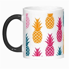 Tropic Fruit Pineapple Seamless Pattern Design Vector Illustration Morph Mugs by Vaneshart