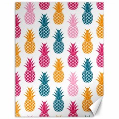 Tropic Fruit Pineapple Seamless Pattern Design Vector Illustration Canvas 12  X 16  by Vaneshart