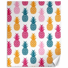 Tropic Fruit Pineapple Seamless Pattern Design Vector Illustration Canvas 16  X 20  by Vaneshart