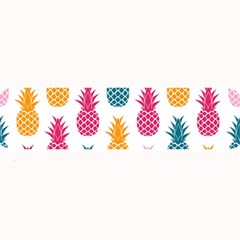 Tropic Fruit Pineapple Seamless Pattern Design Vector Illustration Large Bar Mats by Vaneshart