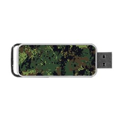 Military Background Grunge Style Portable Usb Flash (two Sides) by Vaneshart