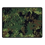 Military Background Grunge Style Double Sided Fleece Blanket (Small)  45 x34  Blanket Front