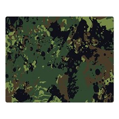 Military Background Grunge Style Double Sided Flano Blanket (large)  by Vaneshart