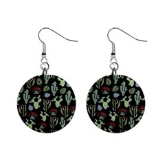 Cute Africa Seamless Pattern Mini Button Earrings by Vaneshart