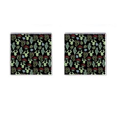 Cute Africa Seamless Pattern Cufflinks (square) by Vaneshart