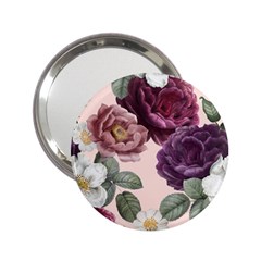 Romantic Floral Background 2 25  Handbag Mirrors by Vaneshart